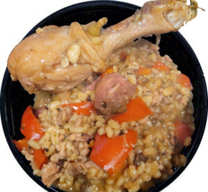 NorthernEdge® Jamalaya Oat Rice Recipe with Chicken, Oat Rice, Vegetables