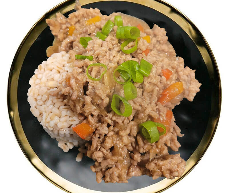 Taiwanese Minced Pork Over Oat Rice